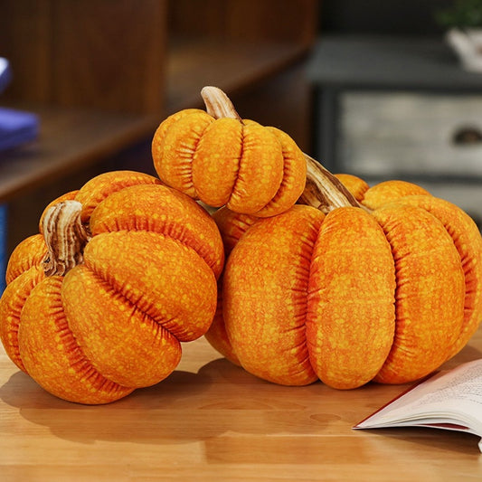 Fall Pumpkin Plush Pillow - Small