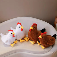 chicken and hen farm bird plushies