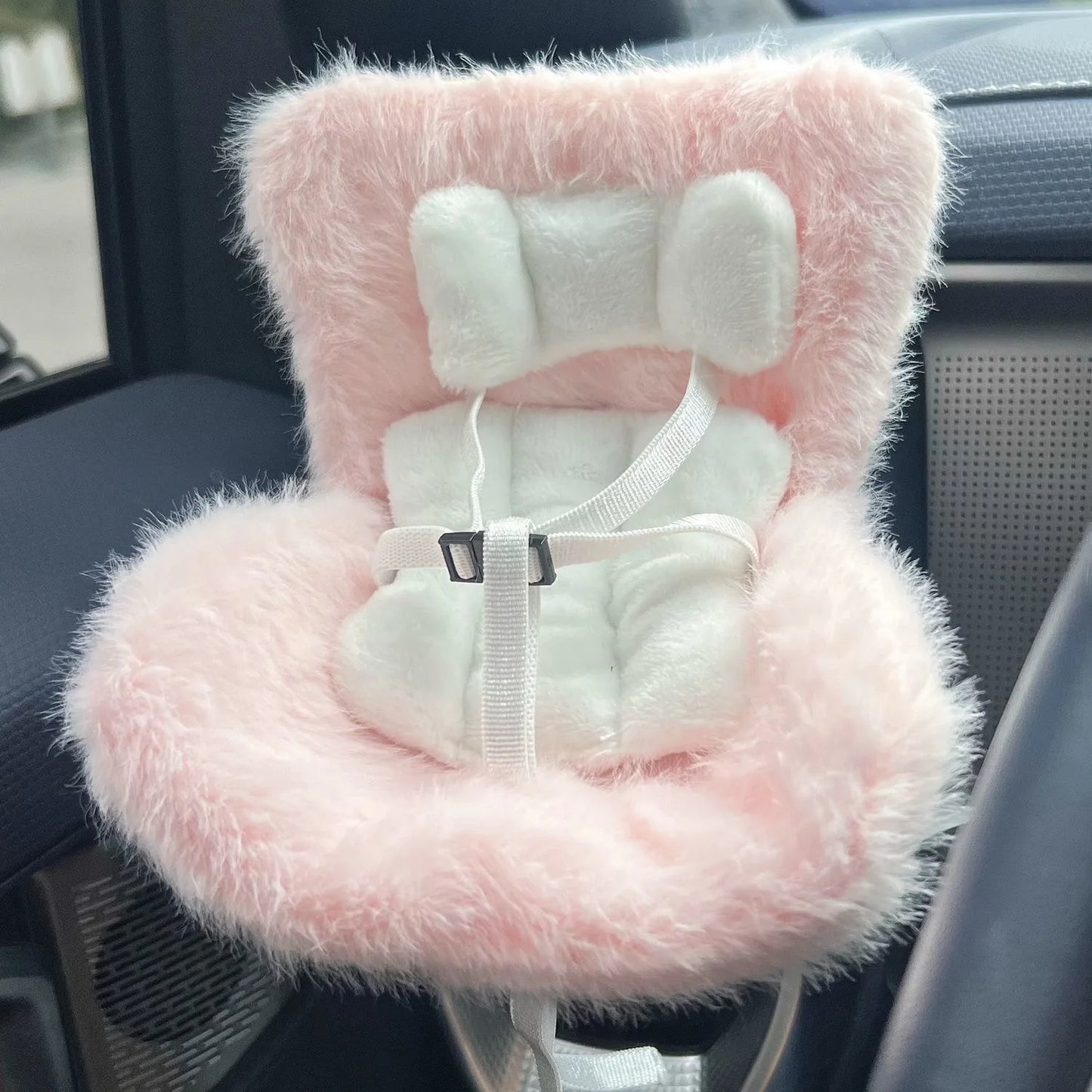 Labubu Plush Safety Seat