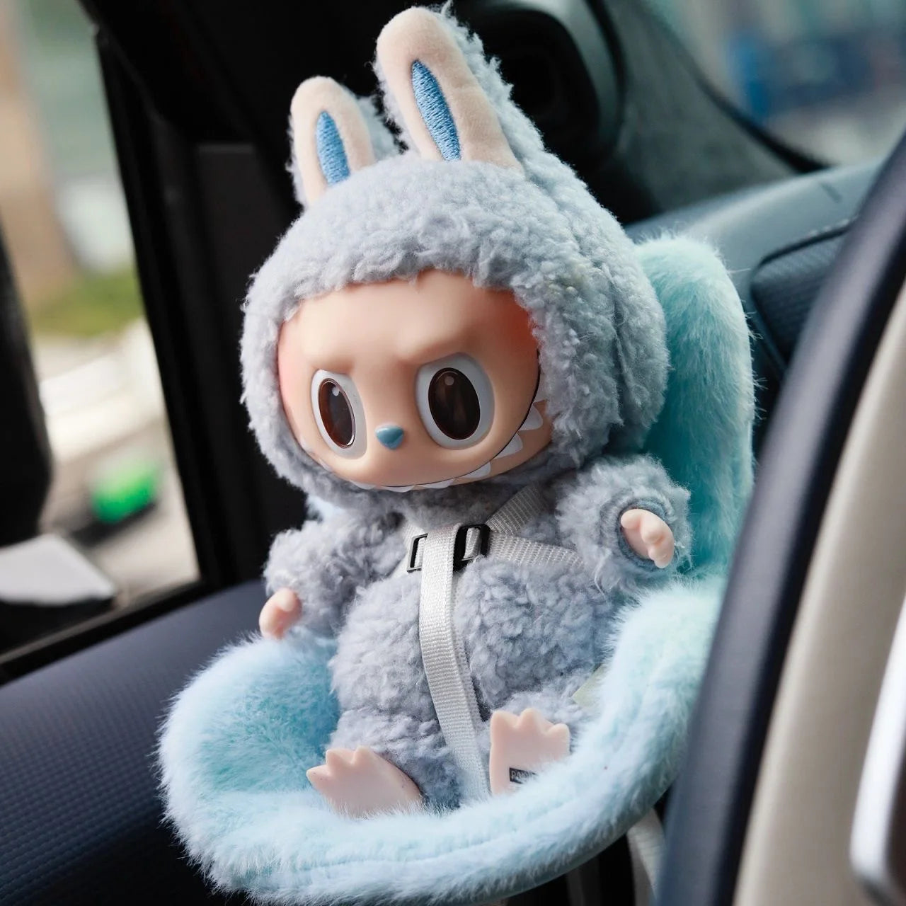 Labubu Plush Safety Seat