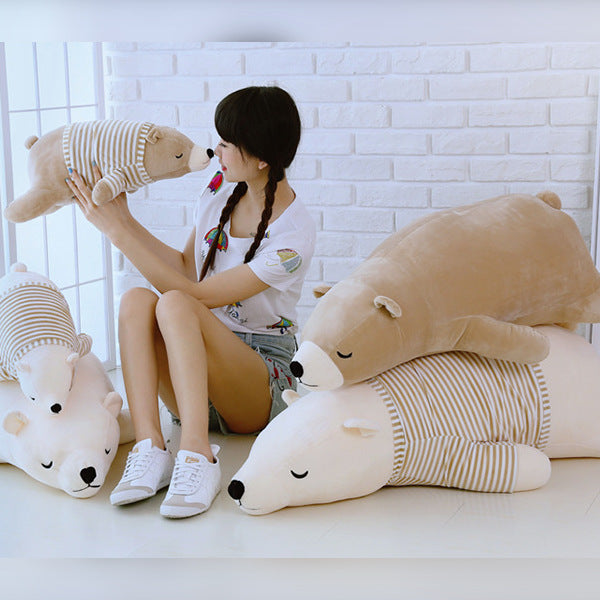 Sleepy Polar Bear Plush