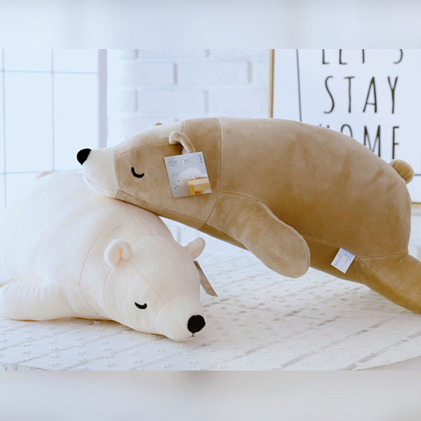 Sleepy Polar Bear Plush
