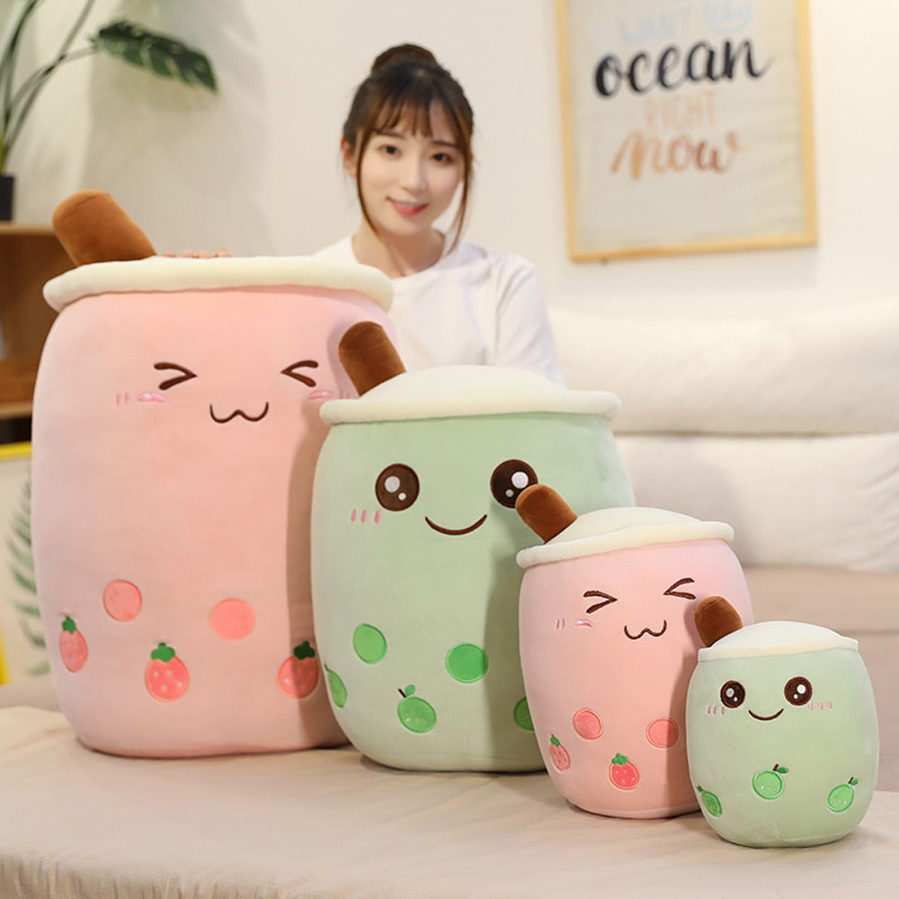 Boba Fruit Tea Plushies