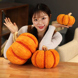 Fall Pumpkin Plush Pillow - Small
