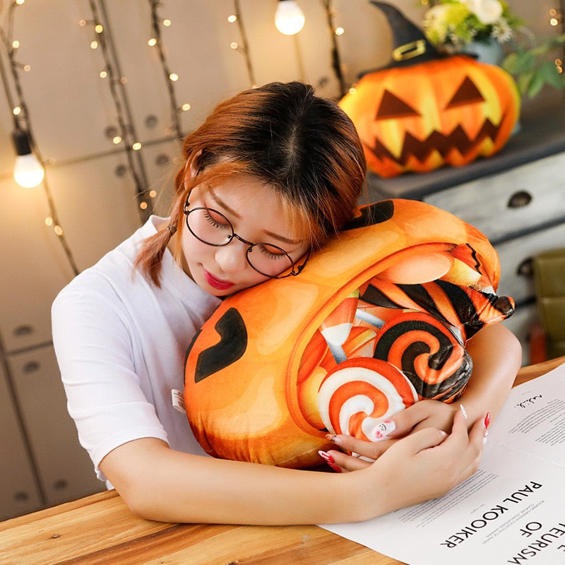 Halloween Jack O Lantern Plush Pillows