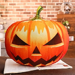 Halloween Jack O Lantern Plush Pillows