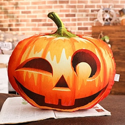 Halloween Jack O Lantern Plush Pillows