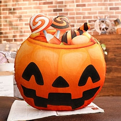 Halloween Jack O Lantern Plush Pillows