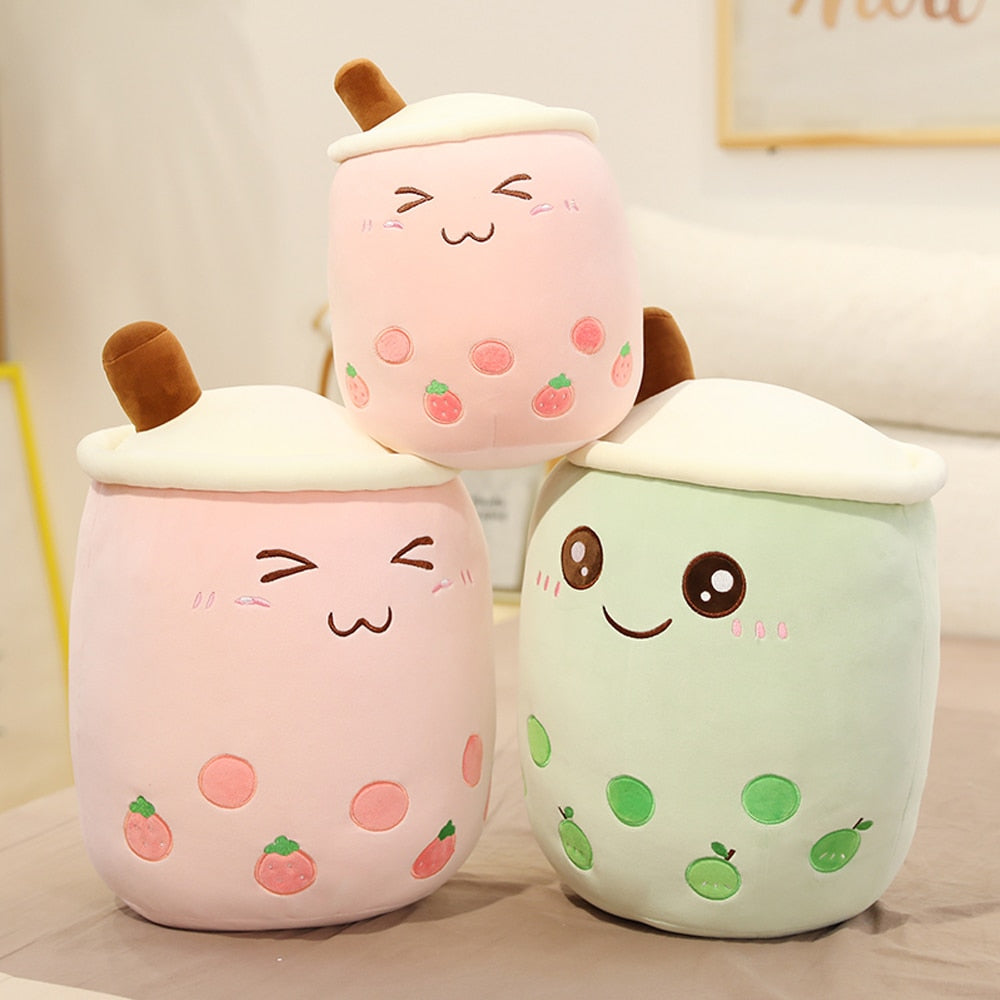 Boba Fruit Tea Plushies