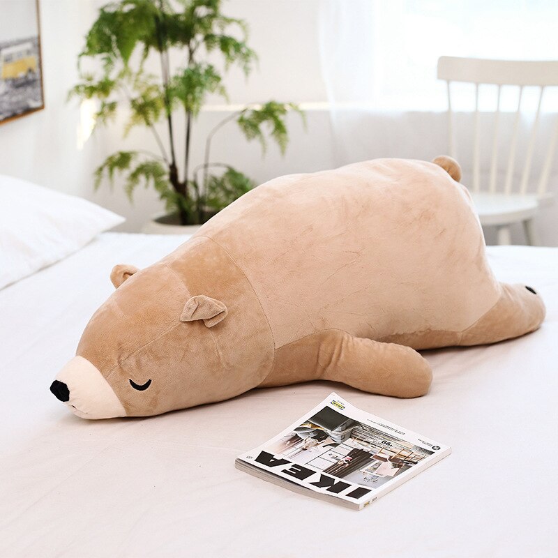 Sleepy Polar Bear Plush